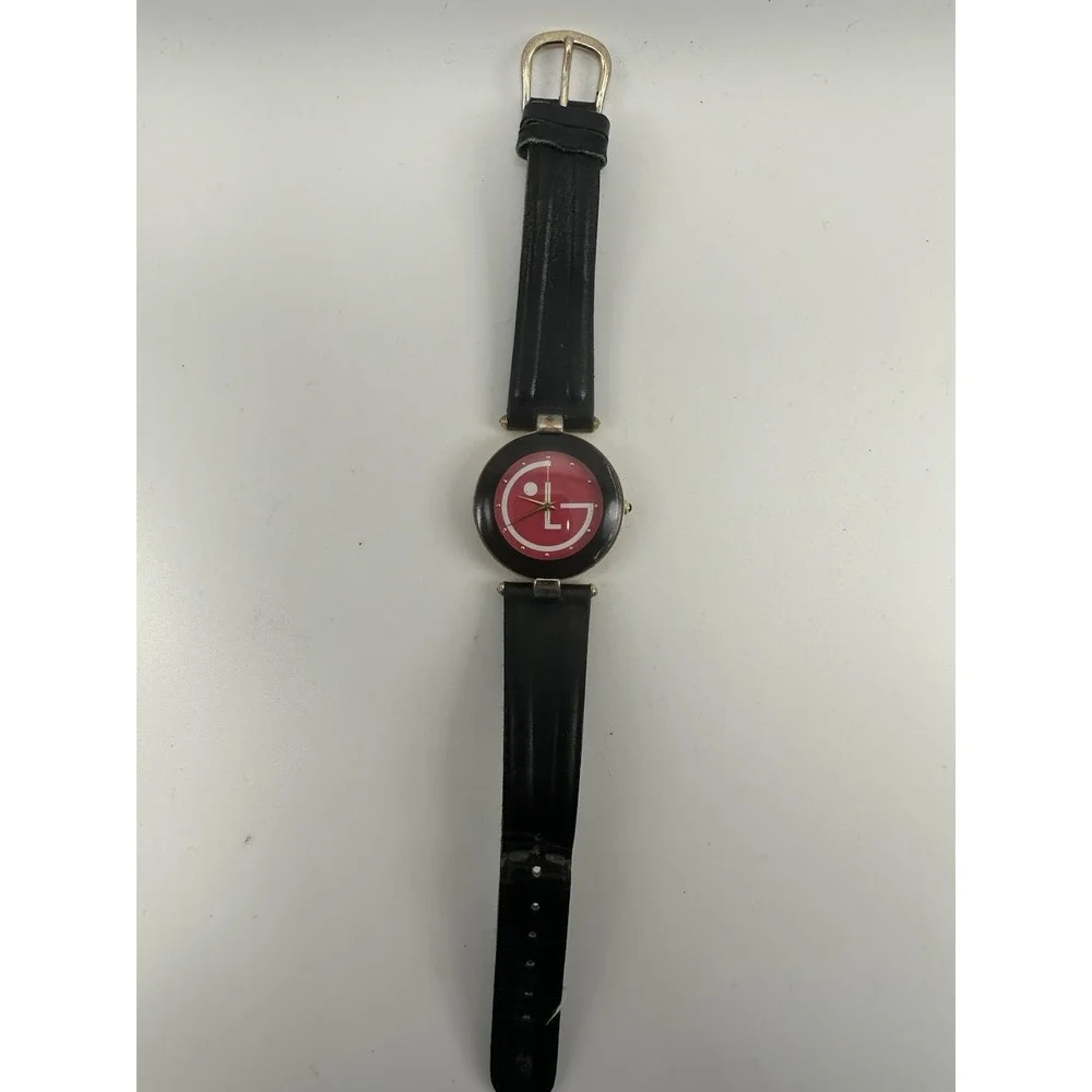 LG‎ Lucky Goldstar Analog Rare Watch New Battery 31MM 7.5